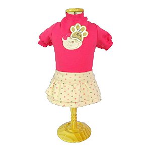 Roupa pet  - Roupinha Pet Vestido Lilica Inverno