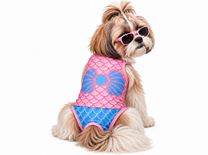 Roupa Pet - Maio Biquini Pet Sereia
