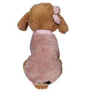 Roupa Pet - Maya Microfibra Rosa Básica