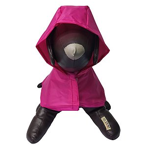 Roupa Pet - Capa de Chuva Pink