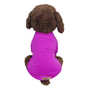 Roupa Pet - Camisa Pink com Proteção Solar UV50+