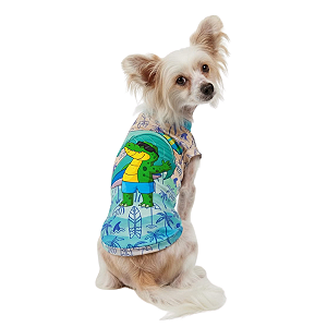 Roupa Pet - Camisa Jacaré com Proteção Solar UV50+