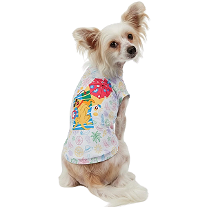 Roupa Pet - Camisa Caramelo com Proteção Solar UV50+