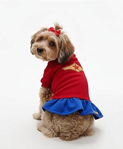 Roupa Pet - Vestido Moletom Pet Diana
