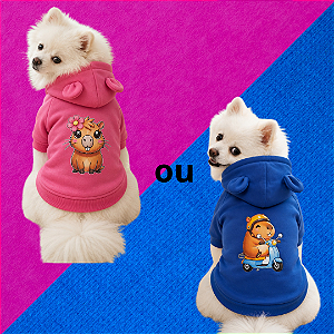 Roupa Pet - Roupinha Casaco Capivara