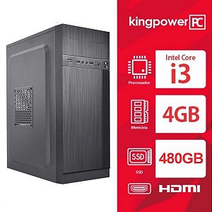 Computador K3 I3 4ger. 4gb Ddr3, Ssd 480gb Kingpower