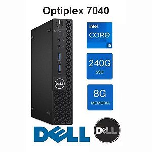 Mini Pc Dell Optiplex 7040 Core I5 6ª Ger, 8gb, 240gb Ssd