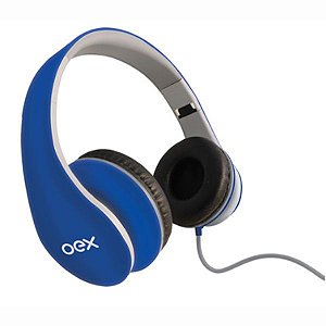 Headset Sense P2 Microfone E Atendimento Azul Hp100 Oex