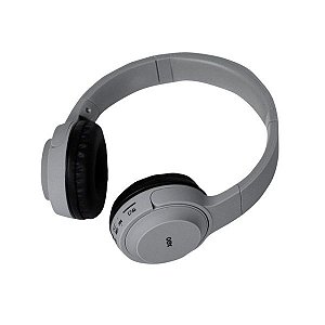 Headset Infantil Pop Cinza Bluetooth Acolchoado Hs314 Oex