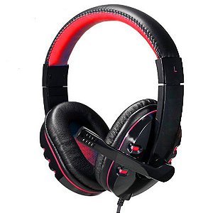 Headset Gamer Sy733mv Preto/vermelho Cabo P2 2m Soyto