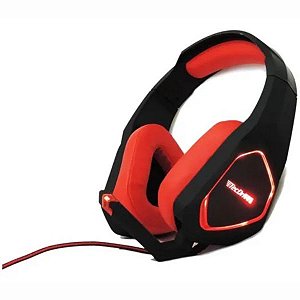 Headset Gamer Px-7 Pantera Vermelho Ajuste P3 Usb Tecdrive