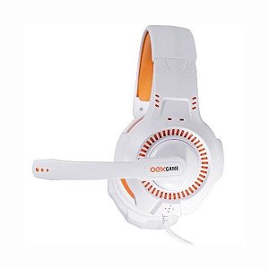 Headset Gamer Hs413 Ps4/one/pc Gorky Branco/laranja Oex