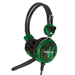 Headset Gamer F-5 Pc/ps3/ps4 P2 Verde Camuflado Tecdrive
