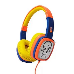 Headphone Infantil Kids Cartoon Lar. Amare-azul Hp302 Oex