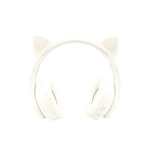 Headphone Bluetooth Orelha De Gato Branco Bw-39