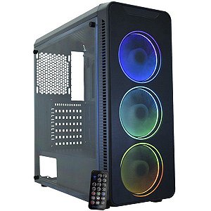 Gabinete Gamer A2g8 Infinitystreamer3 Argb 3 Fan's Fita Led Kmex