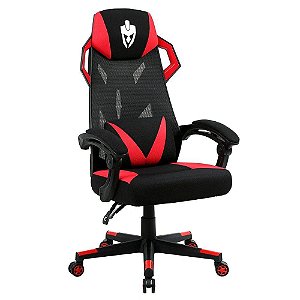 Cadeira Gamer Ace Vermelha Eg-909 Evolut