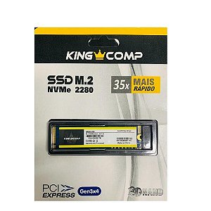 Ssd M2 256gb Gravação 1500mb/s Leitura 2500mb/s Kingcomp