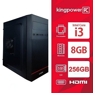 Computador H3 I3 4ger. 8gb Ddr3, Ssd M2 256gb Kingpower