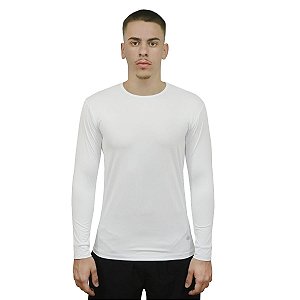 Camisa Térmica Segunda Pele Proteção UV50 - Branco
