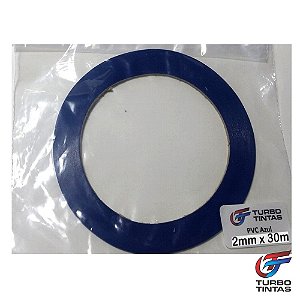 Fita Filete PVC Azul - 2mm x 30m