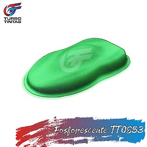 Tinta Fosforescente Retro Glow - Branco/Verde - TT0853