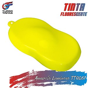 Tinta Fluorescente Poliéster - Amarelo Luminosa - TT0861