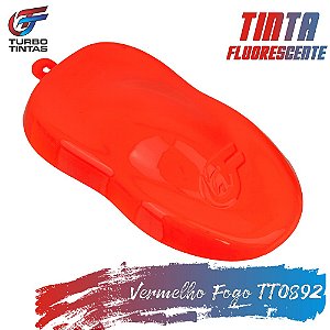 Tinta Fluorescente Poliéster - Vermelho Fogo Luminosa - TT0892
