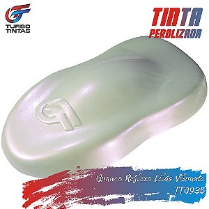 Tinta Poliéster Perolizada - Branco Reflexo Lilás Vibrante - TT0935