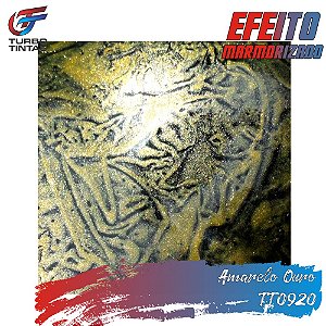 Tinta Amarelo Ouro para Efeito Marmorizado - Pronto p/ Uso - TT0920