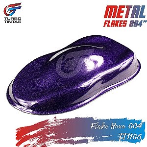 Verniz Flakes 004'' Pronto p/ Uso - Roxo TT1106