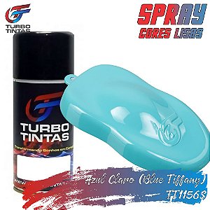 Spray Poliéster Liso - Azul Claro (Blue Tifanny)  - TT1156S - 350ml