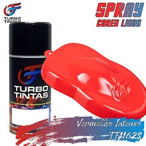 Spray Poliéster Liso - Vermelho Intenso - TT1162S - 350ml
