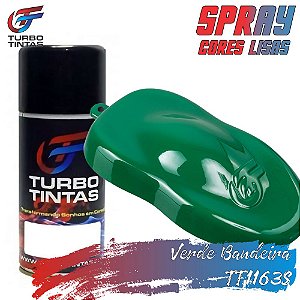 Spray Poliéster Liso - Verde Bandeira - TT1163S - 350ml