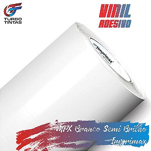 Vinil Adesivo MPX Branco Semi Brilho - Imprimax