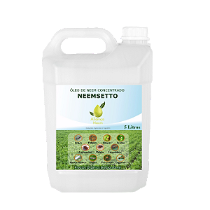Neem Óleo De Neem Concentrado Neemsetto Galão 5 Litros