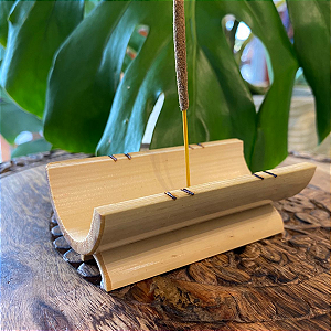Incensário de Bambu 100% Natural