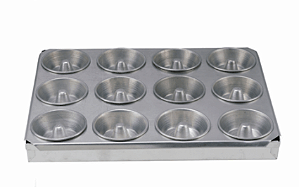 Forma Para Pudim E Quindim Com Bandeja De Banho Maria - 33,5X25X3