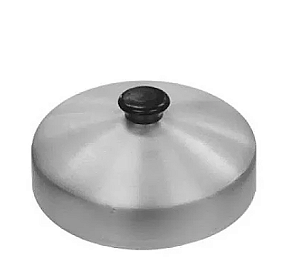 ABAFADOR DE HAMBURGUER - ALUMINIO 15 CM