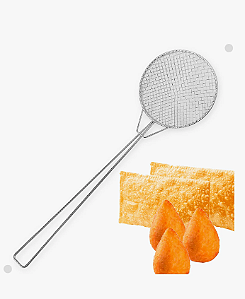 Escumadeira Fritura N°24 Pasteis Salgados Batata Frita 24cm