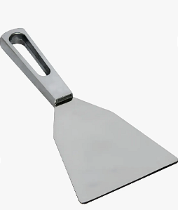Espatula Profissional Inox 12cm Com Cabo Em Alumínio Fundido