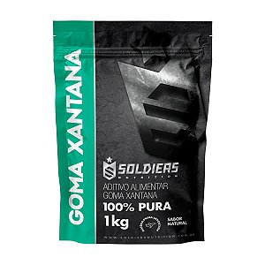 Goma Xantana 1Kg - 100% Puro Importado - Soldiers Nutrition