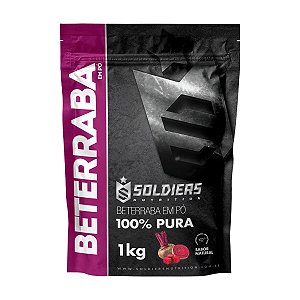 Beterraba Em Pó 1Kg - 100% Puro - Soldiers Nutrition