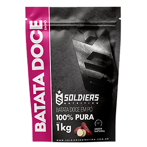 Batata Doce Desidratada Em Pó 1Kg - 100% Puro - Soldiers Nutrition