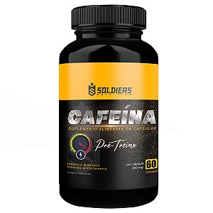 Cafeína 60 Caps - 200mg - Soldiers Nutrition