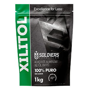 Xylitol 1Kg - 100% Puro - Soldiers Nutrition
