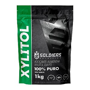 Xylitol 1Kg - 100% Puro - Soldiers Nutrition