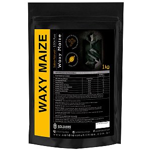 Waxy Maize 1Kg - 100% Puro Importado - Soldiers Nutrition