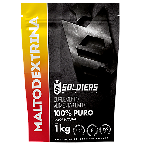 Maltodextrina 1 Kg - 100% Puro Importado - Soldiers Nutrition