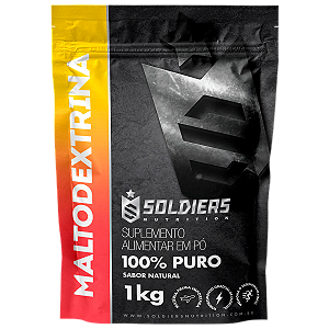Maltodextrina 1 Kg - 100% Puro Importado - Soldiers Nutrition